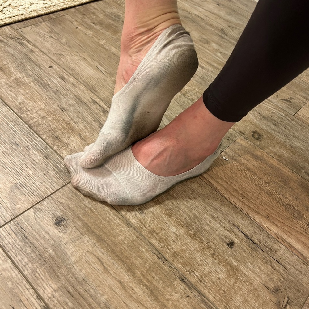 White 11 Days Worn No-Show Socks